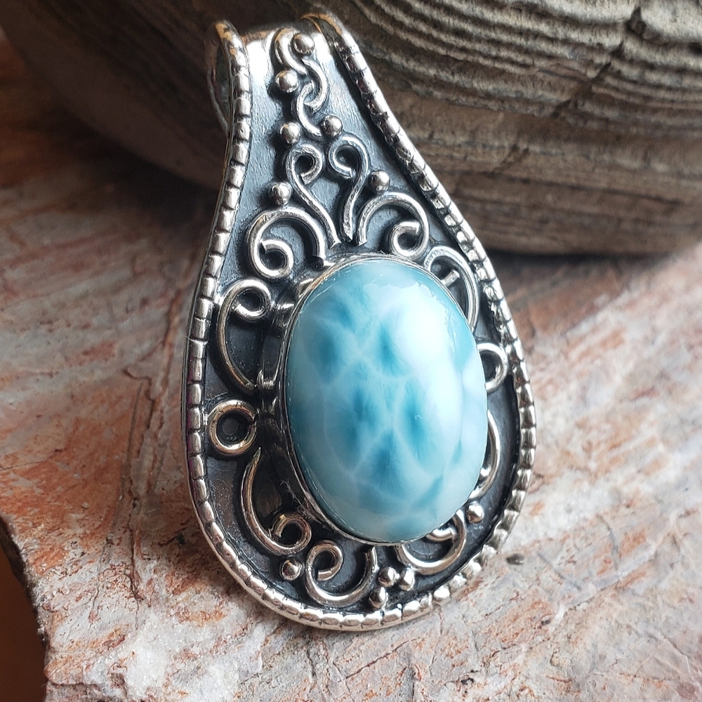LARIMAR Silver Pendant